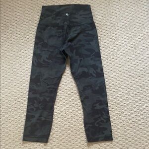 Lululemon align camo crop leggings size 4